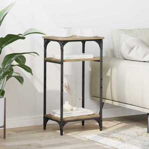 vidaXL Masă laterală Stejar Artizanal 40 x 30 x 75 cm Lemn compozit imagine