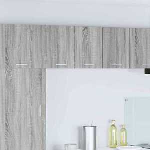 vidaXL Dulap suspendat Riga 2 pcs Gri Sonoma și Alb 30 x 31 x 40 cm imagine