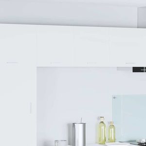 vidaXL Dulap suspendat Riga 2 pcs Alb 40 x 31 x 40 cm Lemn compozit imagine