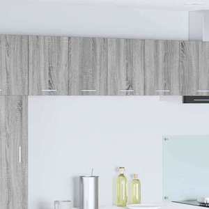 vidaXL Dulap suspendat Riga 2 pcs Gri Sonoma și Alb 60 x 31 x 40 cm imagine