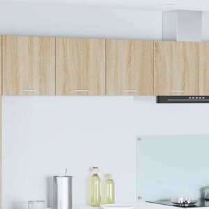 vidaXL Dulap suspendat cu ușă Riga Stejar Sonoma 80 x 31 x 40 cm imagine