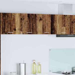 vidaXL Dulap suspendat Riga Lemn Vechi 80 x 31 x 40 cm Lemn compozit imagine