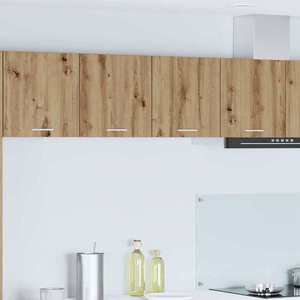 vidaXL Dulap suspendat cu ușă Riga Stejar Artizanal 80 x 31 x 40 cm imagine