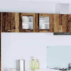 vidaXL Dulap suspendat Riga Lemn Vechi 40 x 31 x 40 cm Lemn compozit imagine