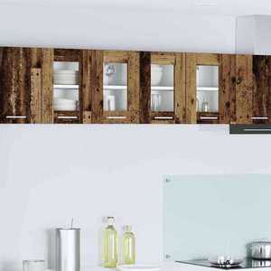 vidaXL Dulap suspendat Riga Lemn Vechi 60 x 31 x 40 cm Lemn compozit imagine