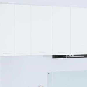 vidaXL Dulap suspendat cu ușă Riga Alb 40 x 31 x 80 cm Lemn compozit imagine