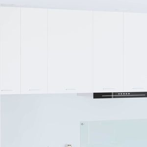 vidaXL Dulap suspendat cu ușă Riga Alb 50 x 31 x 80 cm Lemn compozit imagine