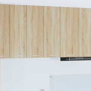 vidaXL Dulap suspendat cu ușă Riga Stejar Sonoma 60 x 31 x 80 cm imagine