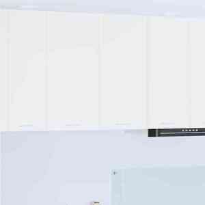 vidaXL Dulap suspendat cu ușă Riga Alb 80 x 31 x 80 cm Lemn compozit imagine