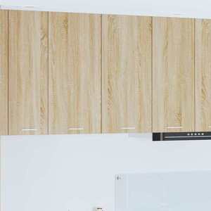 vidaXL Dulap suspendat cu ușă Riga Stejar Sonoma 80 x 31 x 80 cm imagine