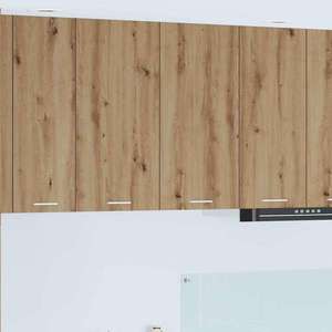 vidaXL Dulap suspendat cu ușă Riga Stejar Artizanal 80 x 31 x 80 cm imagine