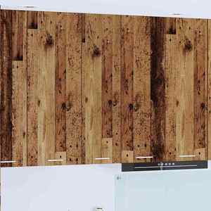 vidaXL Dulap suspendat Riga Lemn Vechi 30 x 31 x 100 cm Lemn compozit imagine