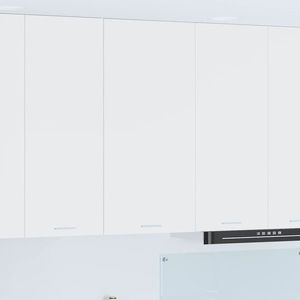 vidaXL Dulap suspendat cu ușă Riga Alb 50 x 31 x 100 cm Lemn compozit imagine