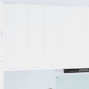 vidaXL Dulap suspendat cu ușă Riga Alb 60 x 31 x 100 cm Lemn compozit imagine