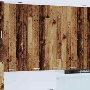 vidaXL Dulap suspendat Riga Lemn Vechi 60 x 31 x 100 cm Lemn compozit imagine