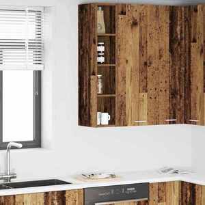 vidaXL Dulap suspendat Riga Lemn Vechi 20 x 29, 5 x 100 cm imagine