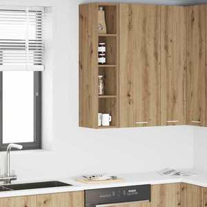 vidaXL Dulap suspendat Riga Stejar Artizanal 20 x 29, 5 x 100 cm imagine