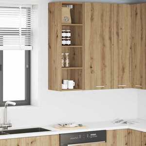 vidaXL Dulap suspendat Riga Stejar Artizanal 30 x 29, 5 x 100 cm imagine