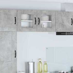 vidaXL Dulap suspendat de bucătărie Gri din beton 40 x 31 x 40 cm imagine