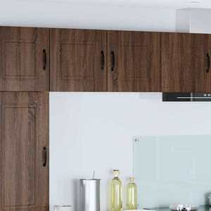 vidaXL Dulap suspendat de bucătărie Stejar închis 40 x 31 x 40 cm imagine