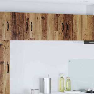 vidaXL Dulap suspendat de bucătărie cu raft Lemn Vechi 60 x 31 x 40 cm imagine