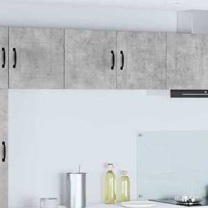 vidaXL Dulap suspendat de bucătărie Gri din beton 80 x 31 x 40 cm imagine