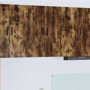 vidaXL Dulap suspendat de bucătărie Stejar fumuriu 30 x 31 x 80 cm imagine