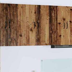 vidaXL Dulap suspendat de bucătărie cu raft Lemn Vechi 30 x 31 x 80 cm imagine