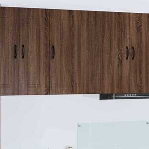 vidaXL Dulap suspendat de bucătărie Stejar închis 50 x 31 x 80 cm imagine