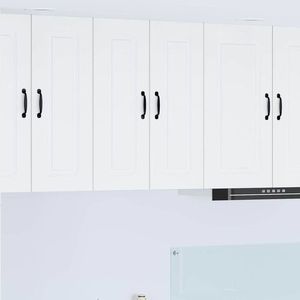 vidaXL Dulap suspendat de bucătărie Alb 60 x 31 x 80 cm Lemn compozit imagine