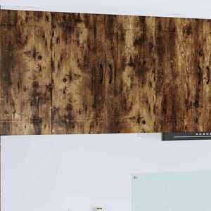 vidaXL Dulap suspendat de bucătărie Stejar fumuriu 80 x 31 x 80 cm imagine