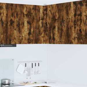 vidaXL Dulap suspendat de bucătărie Stejar fumuriu 57 x 57 x 80 cm imagine