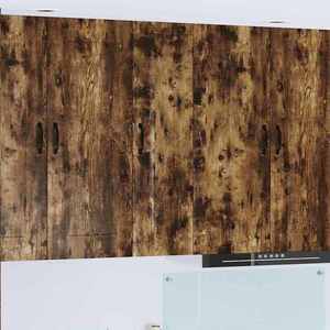 vidaXL Dulap suspendat de bucătărie Stejar fumuriu 30 x 31 x 100 cm imagine