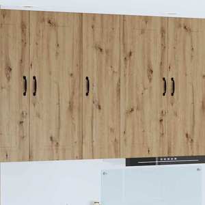 vidaXL Dulap suspendat de bucătărie Stejar Artizanal 30 x 31 x 100 cm imagine