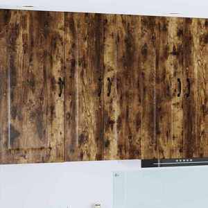 vidaXL Dulap suspendat de bucătărie Stejar fumuriu 60 x 31 x 100 cm imagine