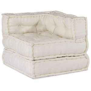 vidaXL Unitatea de sofa modulară crem 70x70x54 țesătură imagine