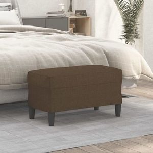 vidaXL Bancă, maro, 70x35x41 cm, textil imagine