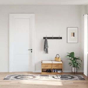 vidaXL Covor lavabil, multicolor, 80x150 cm, antiderapant imagine