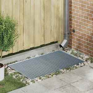 vidaXL Grătar Argintiu 30 x 30 x 2 cm Oțel galvanizat prin imersie imagine