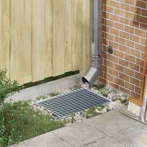 vidaXL Grătar Argintiu 50 x 35 x 2 cm Oțel galvanizat prin imersie imagine