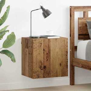 vidaXL Dulap TV de perete Lemn Vechi 40, 5x30x40cm Lemn compozit imagine