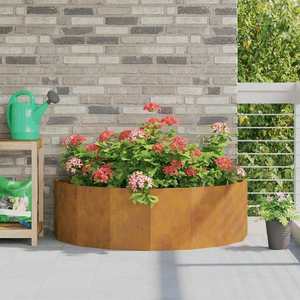 vidaXL Jardinieră Ruginit 120 x 60 x 35 cm imagine