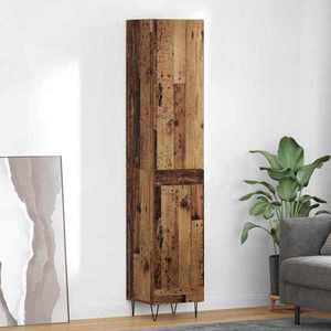 vidaXL Bufet Lemn vechi 69, 5 x 34 x 180 cm Lemn compozit imagine