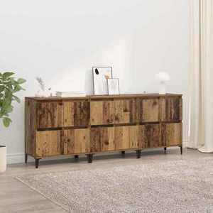 vidaXL Bufeturi 3 pcs Lemn Vechi 60 x 35 x 70 cm Lemn compozit imagine