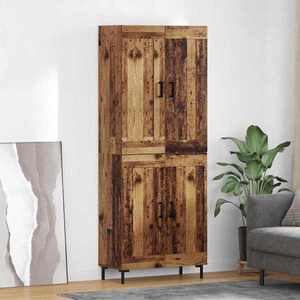 vidaXL Bufet 2 pcs Lemn Vechi Lemn compozit imagine