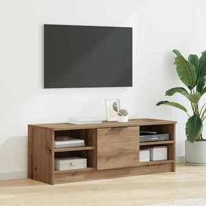 vidaXL Cabinet TV Stejar Artizanal 102 x 35 x 36, 5 cm Lemn compozit imagine