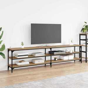 vidaXL Cabinet TV Stejar Artizanal 200 x 30 x 50 cm imagine