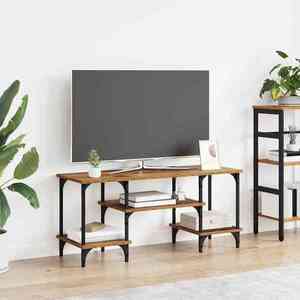 vidaXL Cabinet TV Lemn Vechi 102 x 35 x 45, 5 cm imagine