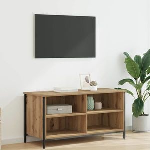 vidaXL Cabinet TV Stejar Artizanal 100 x 40 x 50 cm Lemn compozit imagine