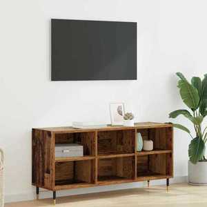 vidaXL Cabinet TV Lemn Vechi 103, 5 x 30 x 50 cm Lemn compozit imagine